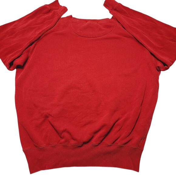 Vintage Polo Ralph Lauren Sweatshirt Men's Small Red Crewneck Pony Logo 90's - Picture 4 of 7